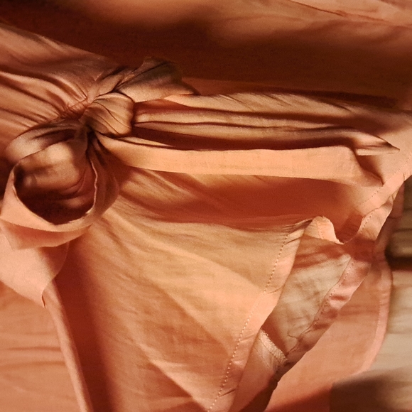 IMNYC Isaac Mizrahi Bow Bell Sleeve Soft Shirt L/G - Picture 3 of 8